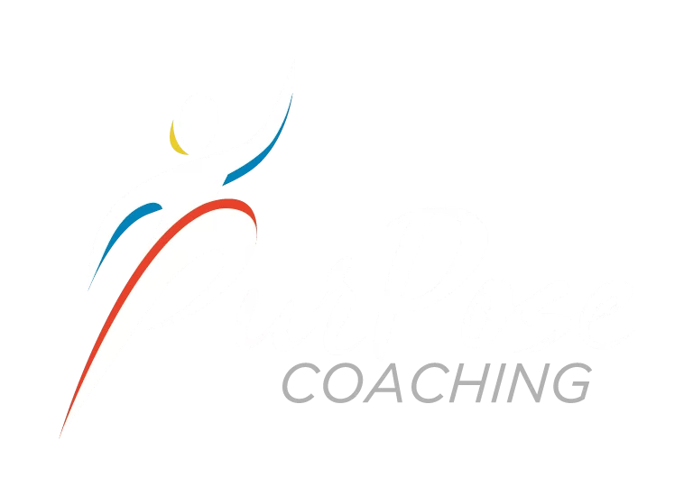 Le logo de purpose coaching dans un fond noir